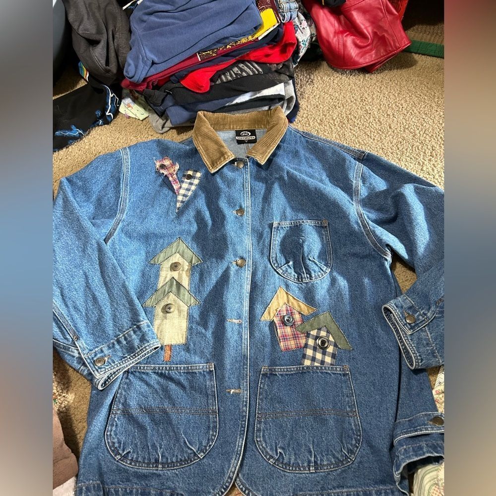 Vintage Patchwork Denim Jacket
